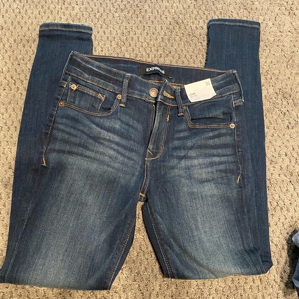 Brand new Express legging Mid rise jeans